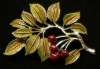EXQUISITE Rowan Leaf Pin