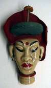 Elzac Victim of Fashion Ceramic Face Pin
