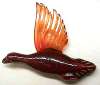 Elzac Ceramic & Lucite Duck Pin
