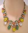 Schreiner Multi-Colored Glass Necklace