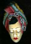 Victim of Fashion Turban Lady Face Pin