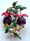 Exquisite Fuschia Birthday Brooch 2
