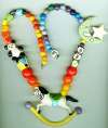 Parrot Pearls Ceramic Rocking Horse & Toys Necklace