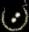 Japan Pastel & Milk Glass Choker Set