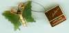 Swoboda Jade, Garnet & Pearl Butterfly Pin w/ Tag