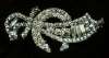 Masonic Rhinestone Scimitar & Moon Brooch