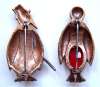 1940's Sterling Vermeil Penguin Pin Duo