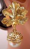 Carolee Acorn & Leaf Earrings