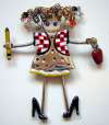 Figural Teacher Pin ~ Uptown Brats by Ganz