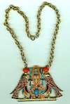 1960's Vintage Egyptian Revival Necklace (Accessocraft?)