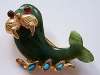 Swoboda Jade Walrus Pin