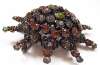 Schreiner or Austria Domed Brooch ~ Warm Colors