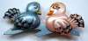 Pearlized Plastic Love Birds Pin