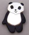 CELIA SEBIRI Sterling & Wood Panda Pendant