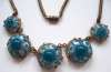 Camille Faure for Limoges Foil Enamel Necklace