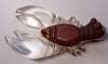 1940's Lucite & Wood Lobster Pin