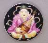 TOSHIKANE Japan Sterling & Porcelain God Pin Pendant