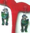 BEREBI Multi-Part Enameled Cat Earrings