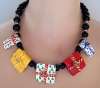 FLYING COLORS Ceramic Christmas Gift Necklace