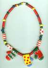 FLYING COLORS Winter or Christmas Mittens Necklace