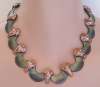 Matisse Gray & Green Enamel Copper Necklace