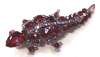Juliana D&E Figural Lizard Brooch ~ Ruby Red & Aurora Rhinestones