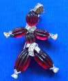 Trifari Tom Tom Red Rag Doll Pin