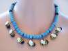 Flying Colors Ceramic Bee Necklace