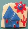 Lucinda Cactus & Sun House Pin