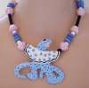 Ruby Z / Candace Loheed Ruffle Necked Lizard Necklace
