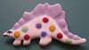 Ruby Z / Candace Loheed Colorful Spotted Ceramic Dinosaur Pin