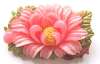Japan Celluloid Lotus Flower Pin