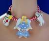 FLYING COLORS Christmas Angel, Snowman & Bear Necklace