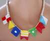 Ruby Z / Candace Loheed Ceramic Signal Flag Necklace