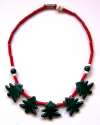 Ruby Z / Candace Loheed Ceramic Christmas Tree Necklace