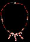 FLYING COLORS Christmas / Winter Peppermint Candy Cane Necklace