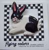 Flying Colors Ceramic Black & White Bunny Rabbit Pin
