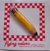 Flying Colors Ceramic No. 2 Pencil Pin