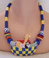 Ruby Z / Candace Loheed Ceramic Noah's Ark Necklace