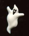 Flying Colors Ceramic Ghost Pin ~ BOO!