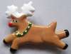 Flying Colors Ceramic Rudolph the Red-Nose Reindeer Christmas Pin