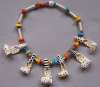 Parrot Pearls Ceramic Party Noisemaker Necklace