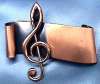 Renoir Copper Treble Clef Pin
