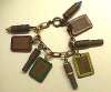 Wood School Days Charm Bracelet