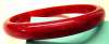 Burgundy Bakelite Bangle 3/8