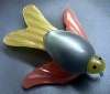 Pearlized Plastic Hummingbird Pin