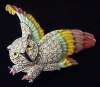 Coro Enameled Owl Pin