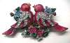 Coro Lovebirds Duette Brooch
