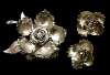 Warner Silvertone Mechanical Brooch Set