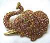Thelma Deutsch Pink Elephant Pin